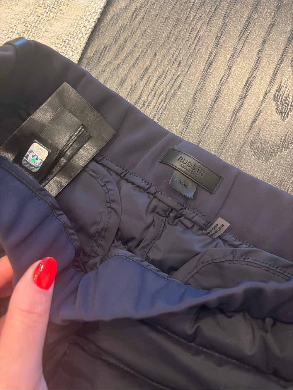 Rudsak | M | Navy Quilted Puffer Snow Pants - Picture 4 of 7